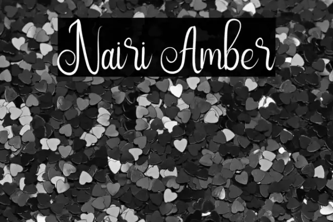 Nairi Amber Font examples