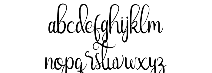 Nairi Amber Font LOWERCASE