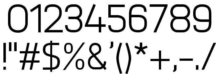 Nairi Normal Font OTHER CHARS