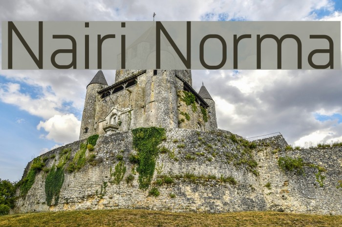 Nairi Normal Font examples