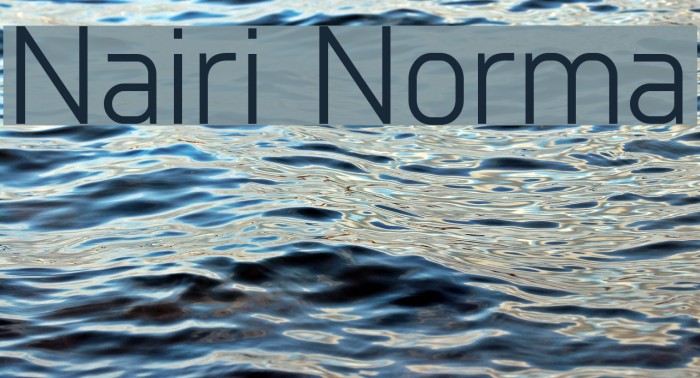 Nairi Normal Font examples