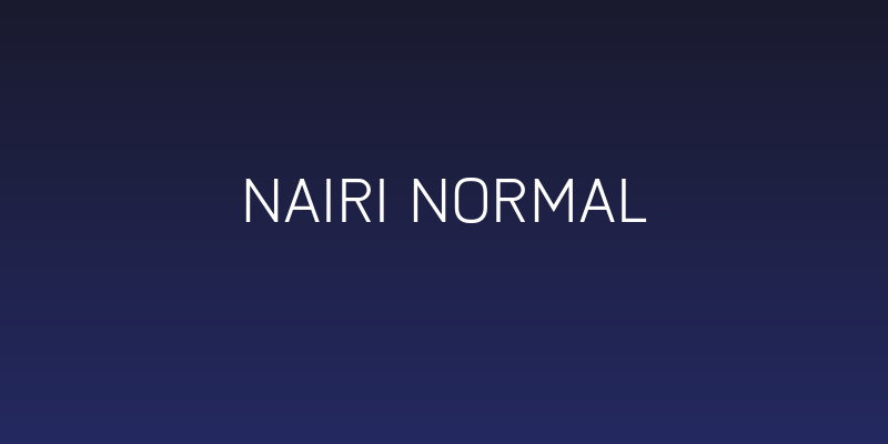 Nairi Normal Social Header