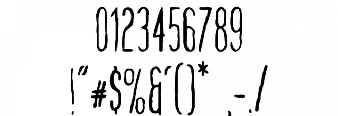 Nairobi Font OTHER CHARS