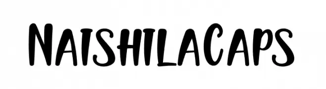NaishilaCaps  Frei Schriftart Herunterladen