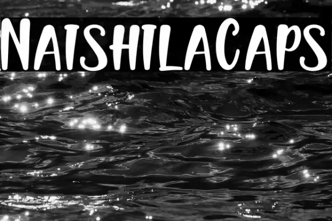 NaishilaCaps Font examples