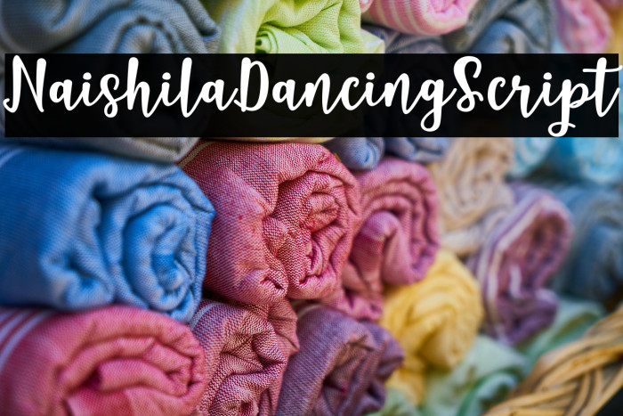 NaishilaDancingScript Example 2