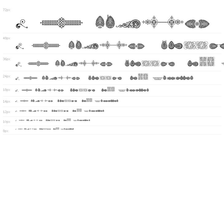Naive Ornaments Free Waterfall