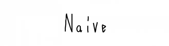 Naive  Frei Schriftart Herunterladen