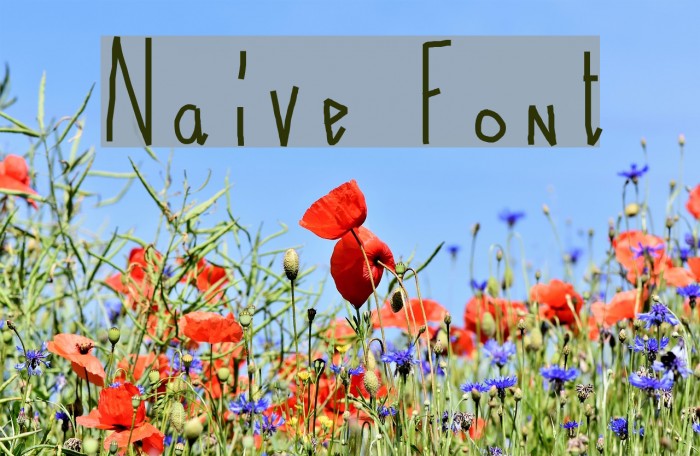 Naive फ़ॉन्ट examples