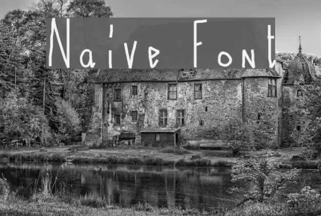 Naive Font examples