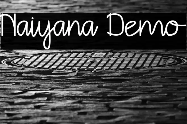 Naiyana Demo Font examples