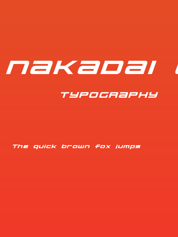 Nakadai Oblique Poster