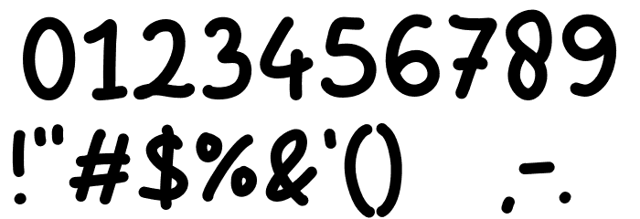 Nakana Font OTHER CHARS