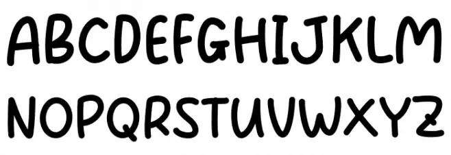 Nakana Schriftart Groß