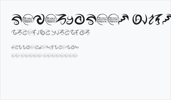 Nakaryon's Gifts Bold Business Card