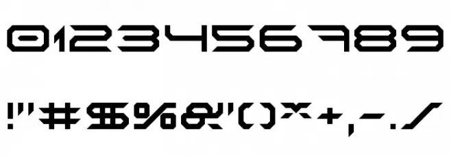 Nakki LDR Regular Font OTHER CHARS