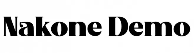 Nakone Demo  Frei Schriftart Herunterladen
