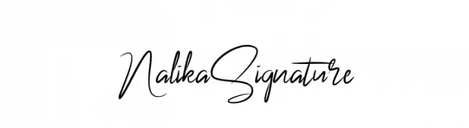 NalikaSignature  Fuentes Gratis Descargar