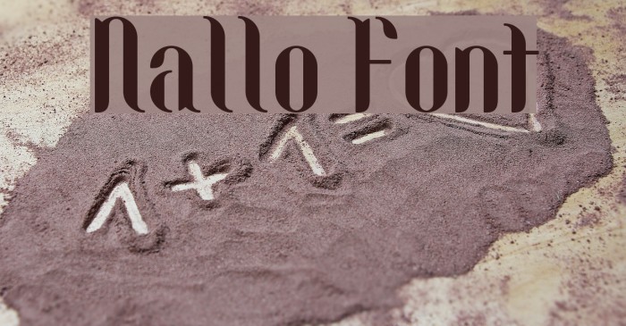 Nallo Font examples
