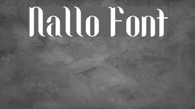 Nallo Font examples