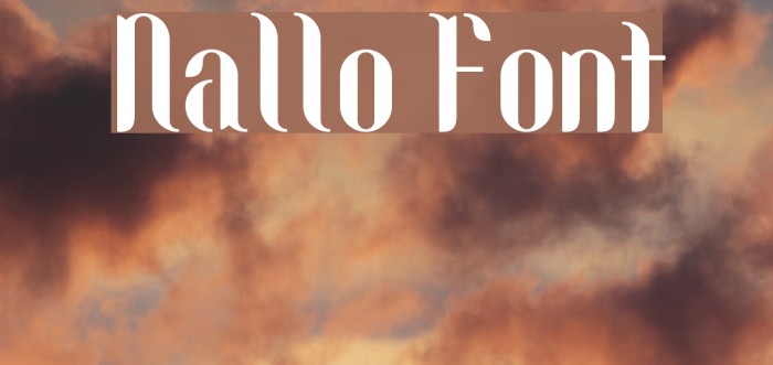 Nallo Font examples