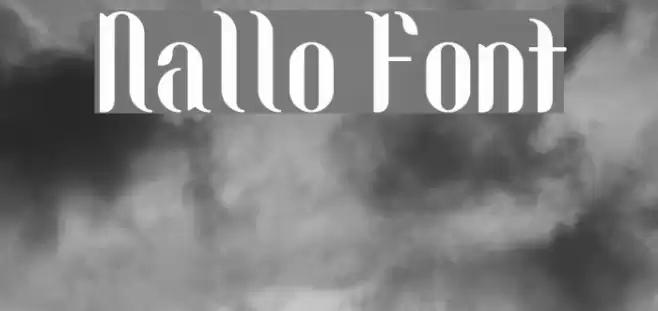 Nallo Font examples