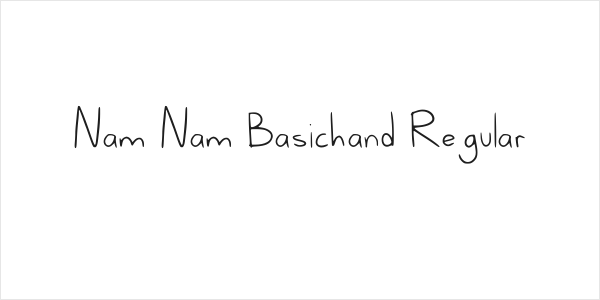 Nam Nam Basichand Regular Logo
