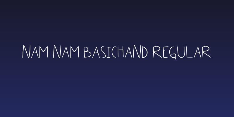 Nam Nam Basichand Regular Social Header
