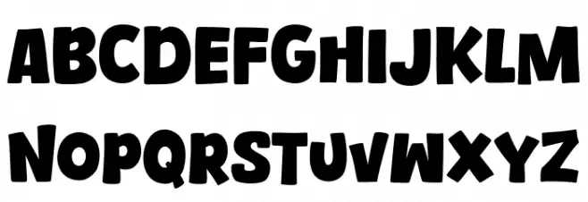 Namaku Schriftart Kleinbuchstaben
