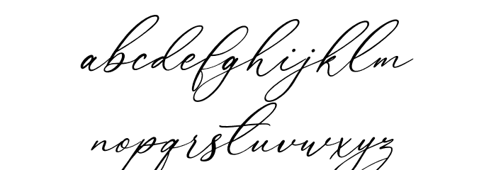 Namalika PERSONAL USE ONLY Regular Font LOWERCASE