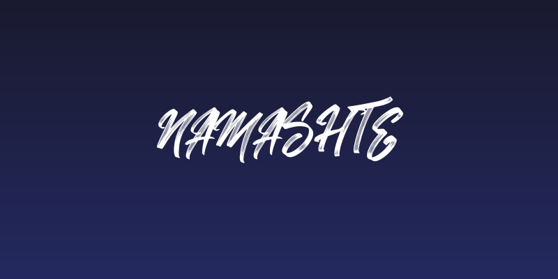 Namashte Social Header