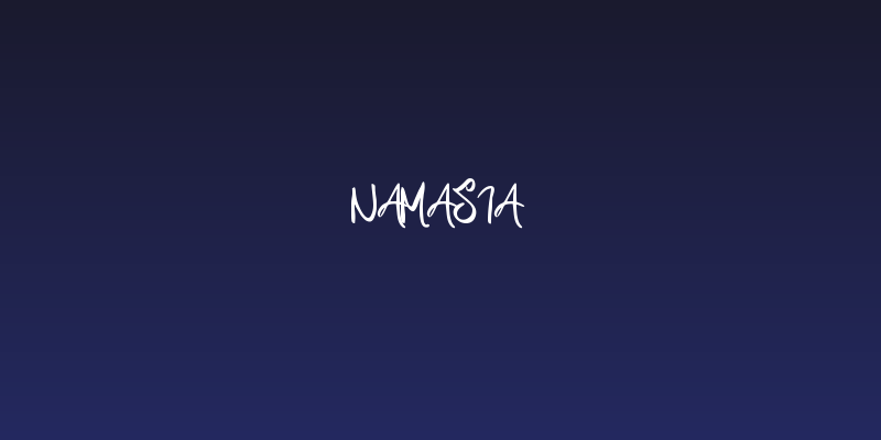 Namasia Social Header