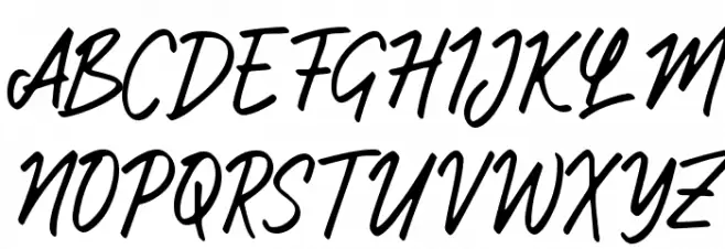 Nambang Font UPPERCASE