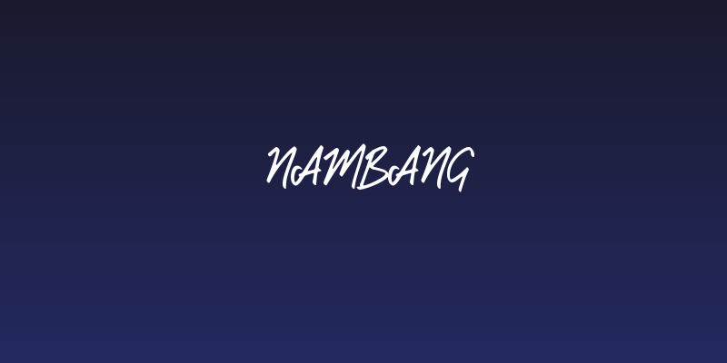 Nambang Social Header