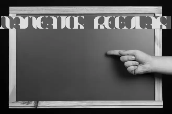 Nameator Regular Font examples