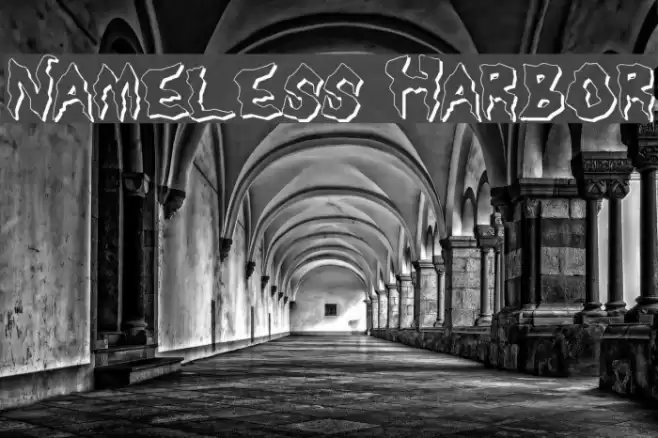 Nameless Harbor Font examples