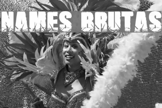 Names Brutas Font examples