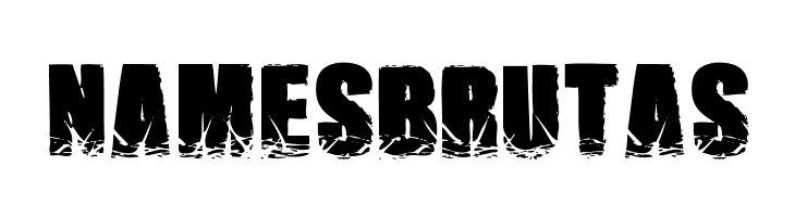 NamesBrutas Font