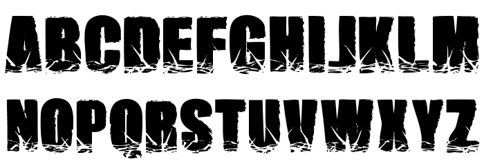 NamesBrutas Font LOWERCASE