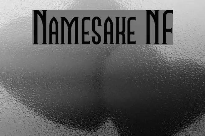 Namesake NF Шрифта examples