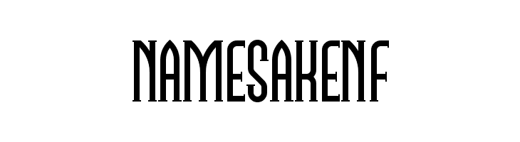 NamesakeNF Font