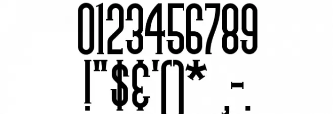 NamesakeNF Font OTHER CHARS