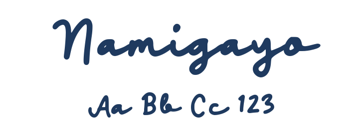 Namigayo Font Preview