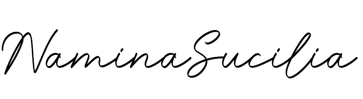 Namina Sucilia  Frei Schriftart Herunterladen