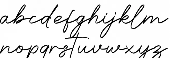 Namina Sucilia फ़ॉन्ट लोअरकेस