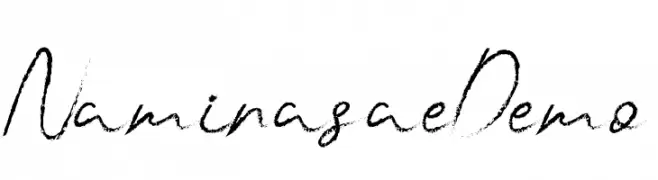 Naminasae Demo  Fuentes Gratis Descargar