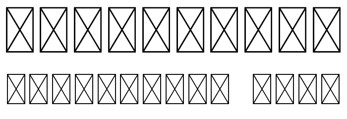 Naminasae Demo Font OTHER CHARS