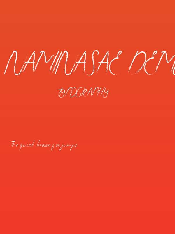 Naminasae Demo Poster