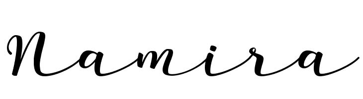 Namira  baixar fontes gratis