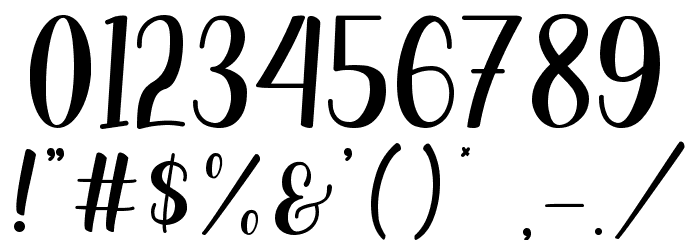 Namira Font OTHER CHARS